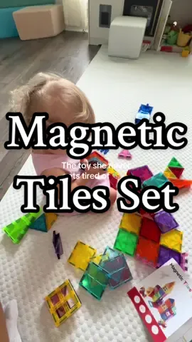 These magnetic tiles keep my daughter entertained for hours 🧲✨ Easy to play with, fun to take apart, and it even comes with a storage bag so cleanup is a breeze! #MagneticTiles #STEMToys #KidsActivities #MomLifeMustHave #TikTokMadeMeBuyIt
