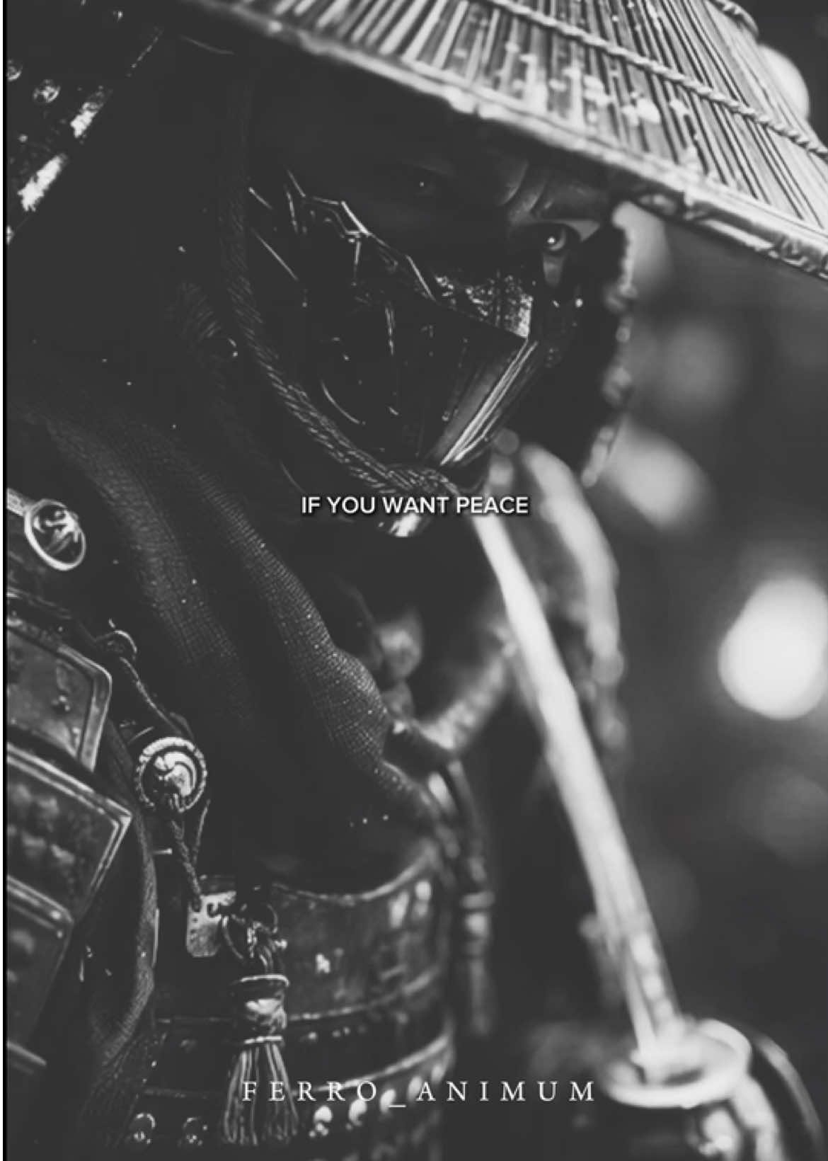 If you want peace…. Be ready for war #warriormindset #discipline #lifequotes #wisdom #motivation 