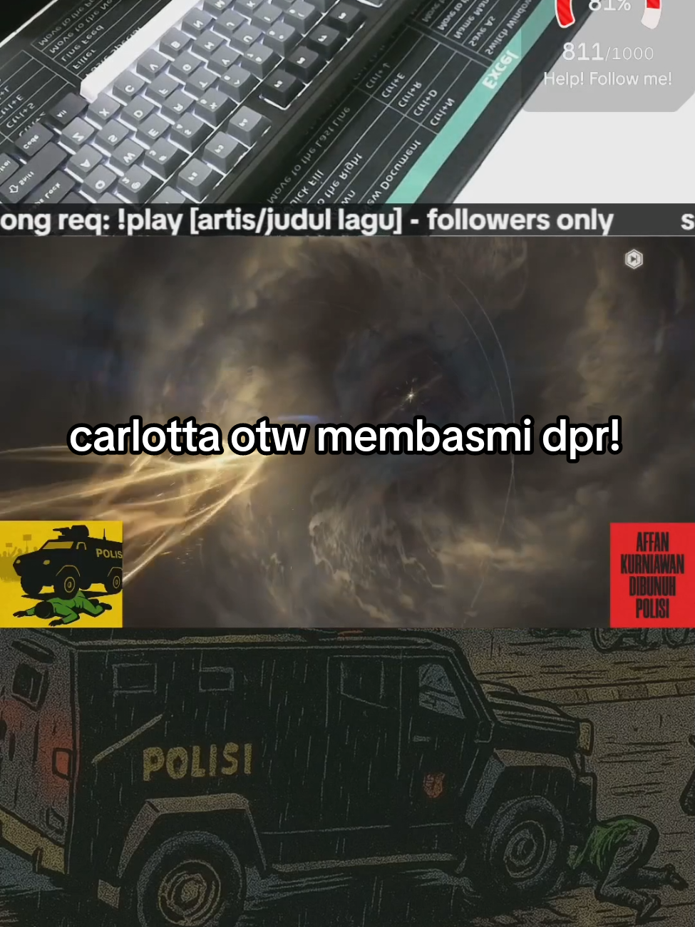 Bukan kita yang membakar Fasum! Itu propaganda aparat! Rakyat jaga rakyat! #wuwa #wutheringwaves #1312 #propaganda 
