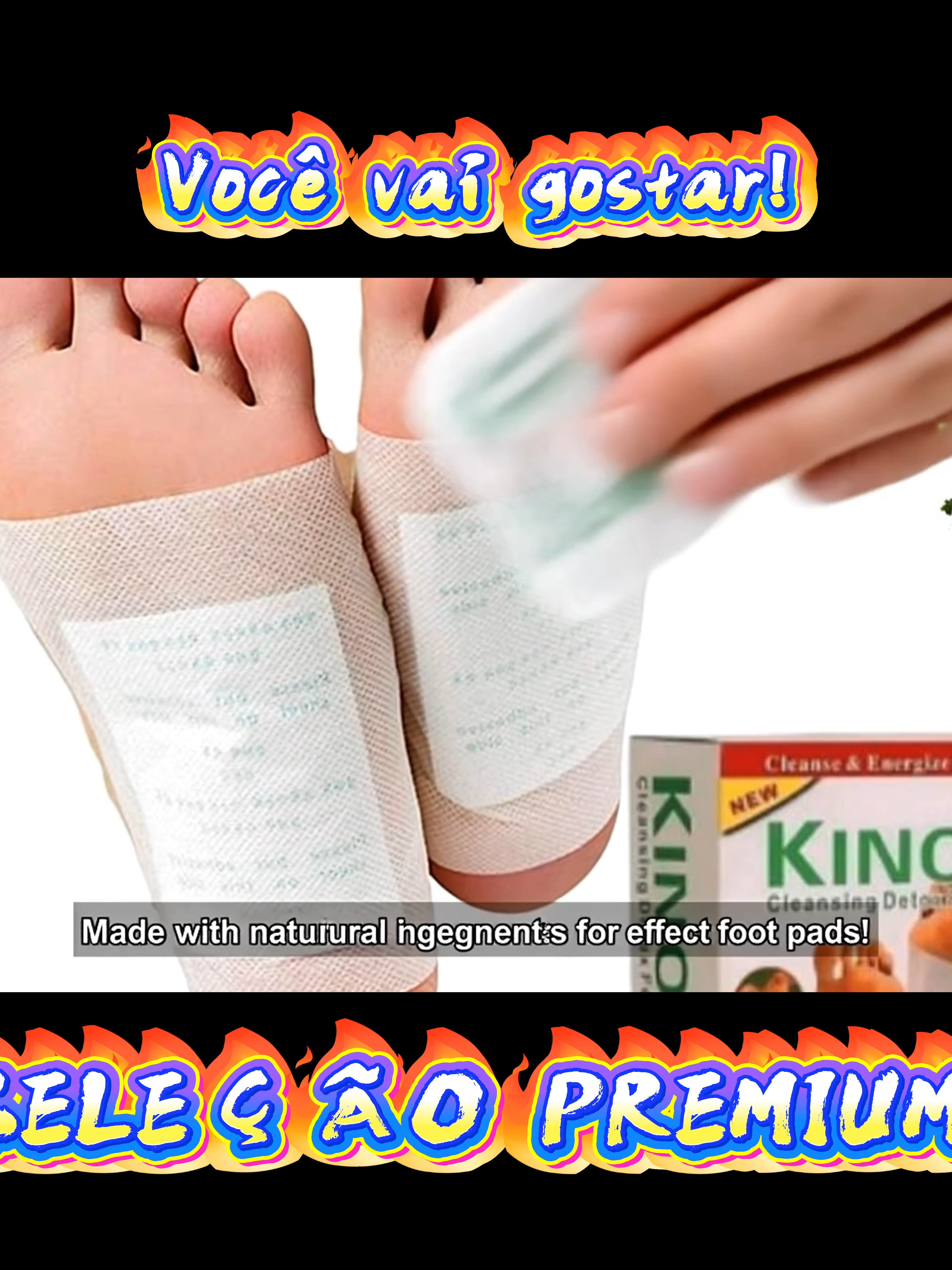 Esse adesivo detox tira todas as toxinas do seu corpo! #detox #toxinas #saude #tiktok #fyp