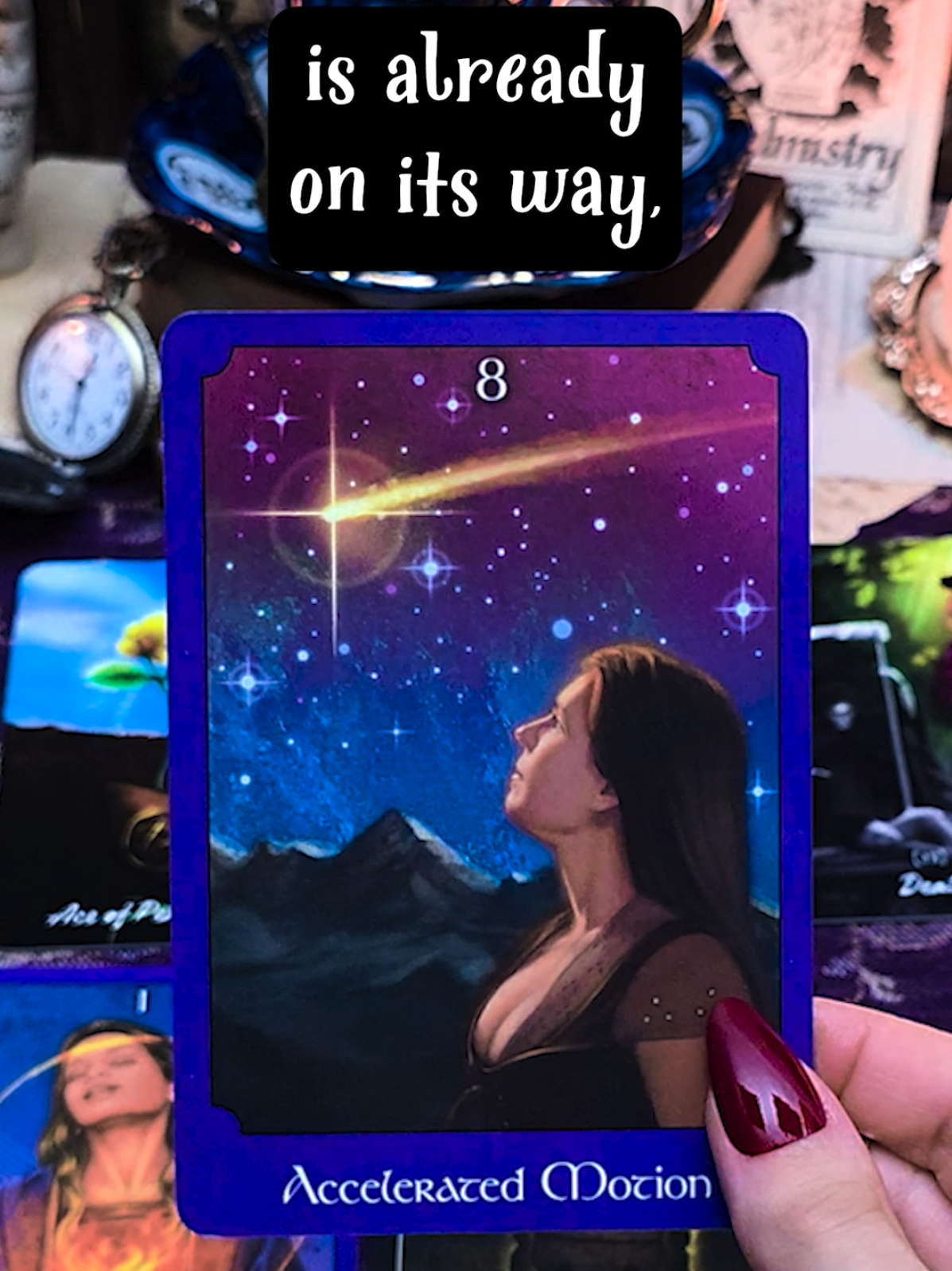 What you've wished for is moving toward you right now 💜🙏 Yt: Red Fairy Tarot  #tarot #psychicreading #redfairytarot 