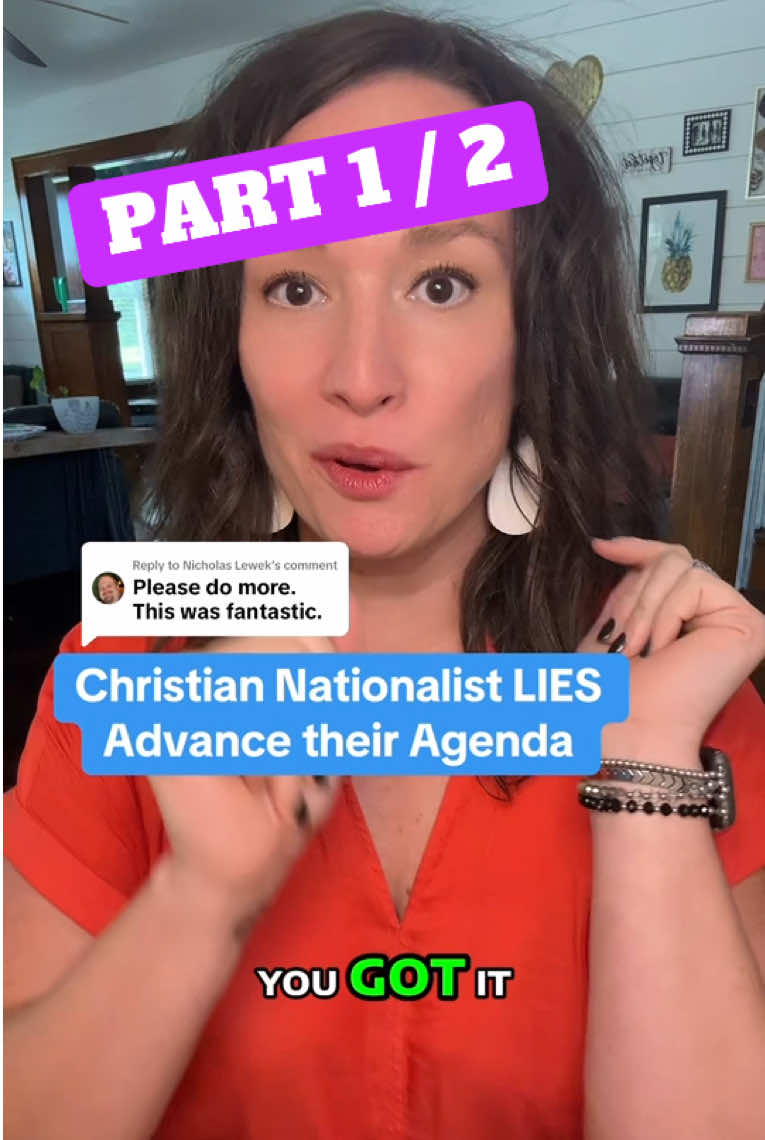PART 1: Christian Nationalist LIES advance their agenda.  “Separation of church and state is a myth” according to 3/5 of a Lt. Gov. Indiana’s Micah Beckwith.  Just because this phrase does not appear in the founding documents of the US does not make it a myth.  Let’s dive into why this has become such a popular talking point for the Christian, right. 