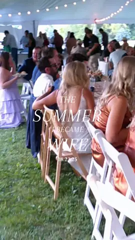 Best day ever. 🤍#thesummeriturnedpretty #wife #married #wedding #augustwedding 