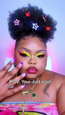 Im just a girl 🌈  🔍 Search EDCP5 to shop my trendies picks on SHEIN! 🔥 #SHEINsaveinstyle  #sheinbeautyfinds  #pressonnails #diynails #SHEINforAll   @shein_us @sheinofficial 