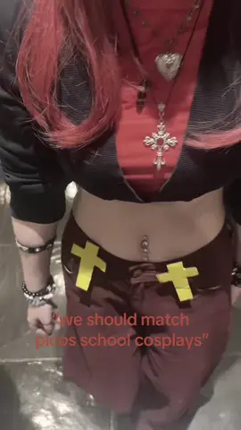 we so awesome @☠︎︎ 𝐉𝟑𝐒𝐒𝐈𝐄 ☠︎︎ #nene #cassandra #picosschool #fnf #cosplay 