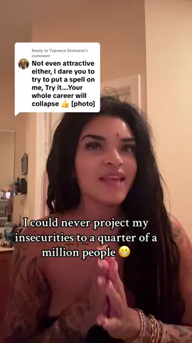 Replying to @Tupeace Eloheem Def take some time to work on your self confidence my friend. Happy people don’t hate. Haters aren’t happy. 🫣 #manifestationdoll #witchesoftiktok #witchtok 