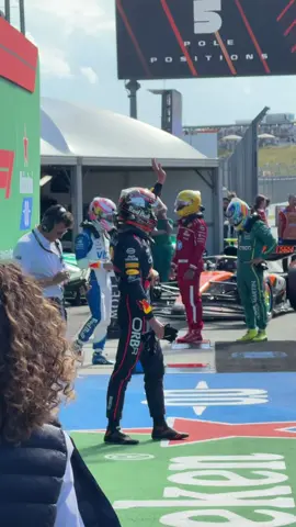 Lining up P3 in front of the home crowd 🧡 #f1 #maxverstappen #dutchgp 