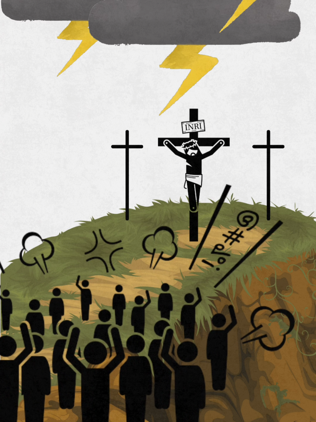 Jesús descends into hell. #truestory #animation #jesus #horrortok 