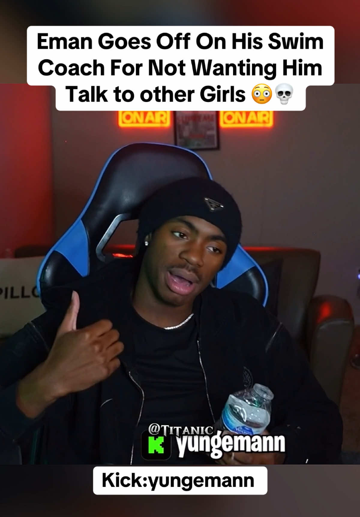 Eman Goes Off On His Swim Coach For Not Wanting Him Talk to other Girls 😳💀 #eman #fyp #viral @emann💕 