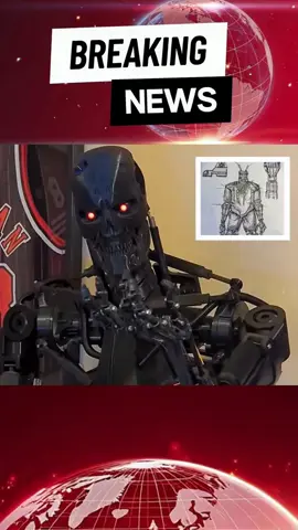 A user named Citra is building a 10 foot tall animatronic killing machine.  #usa #tiktoknews #citra #robot #news 