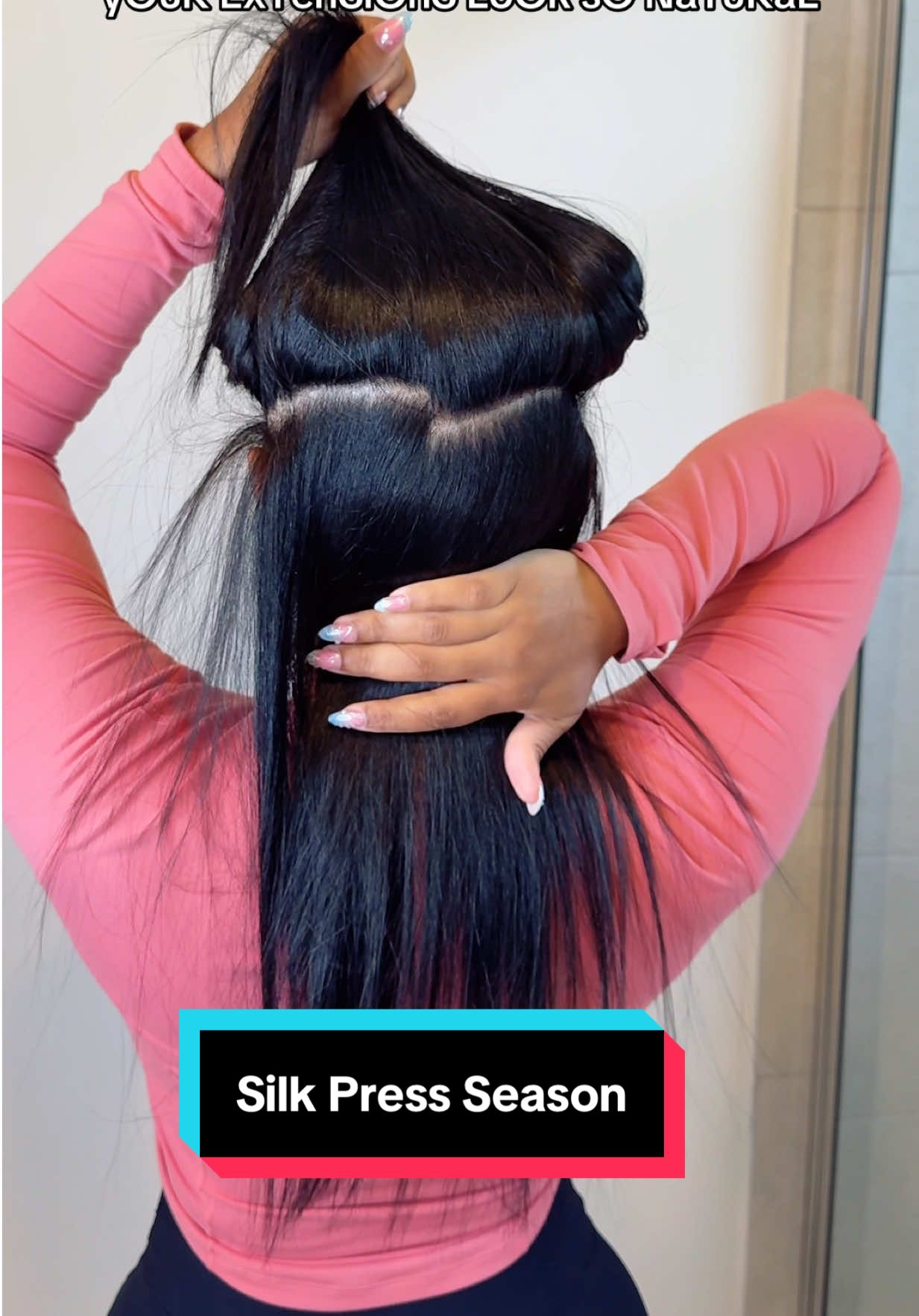 Did somebody say Silk Press Season?! #silkpress #blackgirlhair #silkpressnaturalhair #silkpressseason #blackgirltiktok