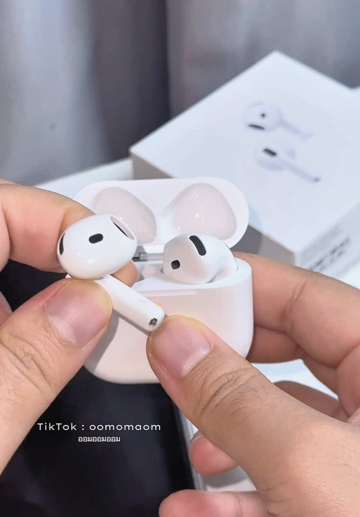 AirPods 4 ANC ตัดเสียงรบกวน ในTikTokถูกกว่าที่ซื้อมาเป็นพันเลย🥹 #airpods #airpods4 #airpods4anc #หูฟังไร้สาย #หูฟังบลูทูธ 