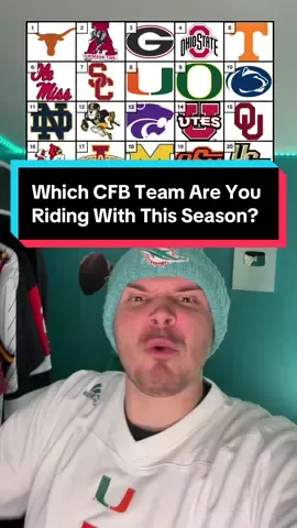 Which College Football Team Are You Riding With This Season? #cfb #CollegeFootball #ncaa #ncaafootball 