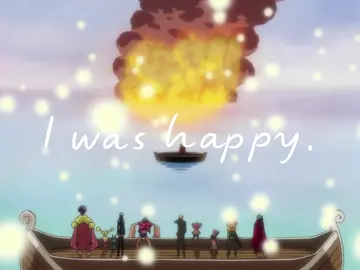 If only Usopp was there to say goodbye to Merry </3  #onepiece #onepieceedit #onepiece #goingmerry #luffy 