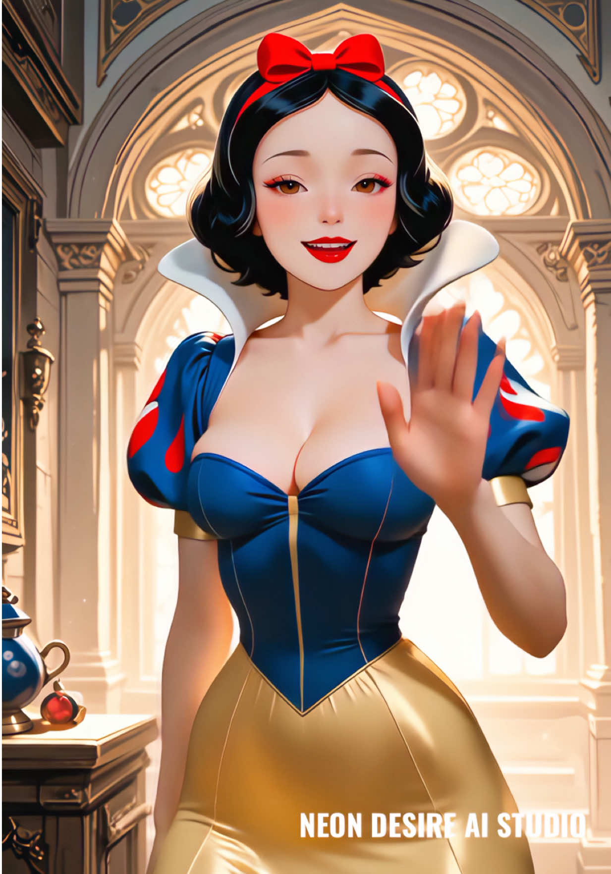 Snow White | Disney Check our bio 😊 #snowwhite #snowwhiteandthesevendwarfs #aiグラビア #aiartdaily #disney  