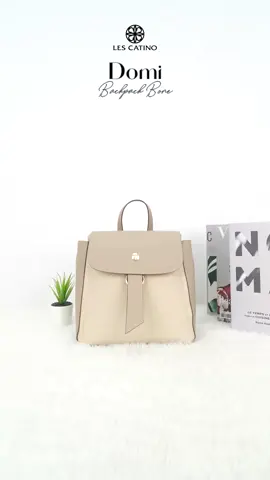 Les Catino punya koleksi backpack terbaru loh. Namanya, Domi Backpack yang desainnya minimalis dan keliatan mewah✨👜. #promomakangajian #gajiansale #lescatino #fashionbrandoftheweek #fyp 