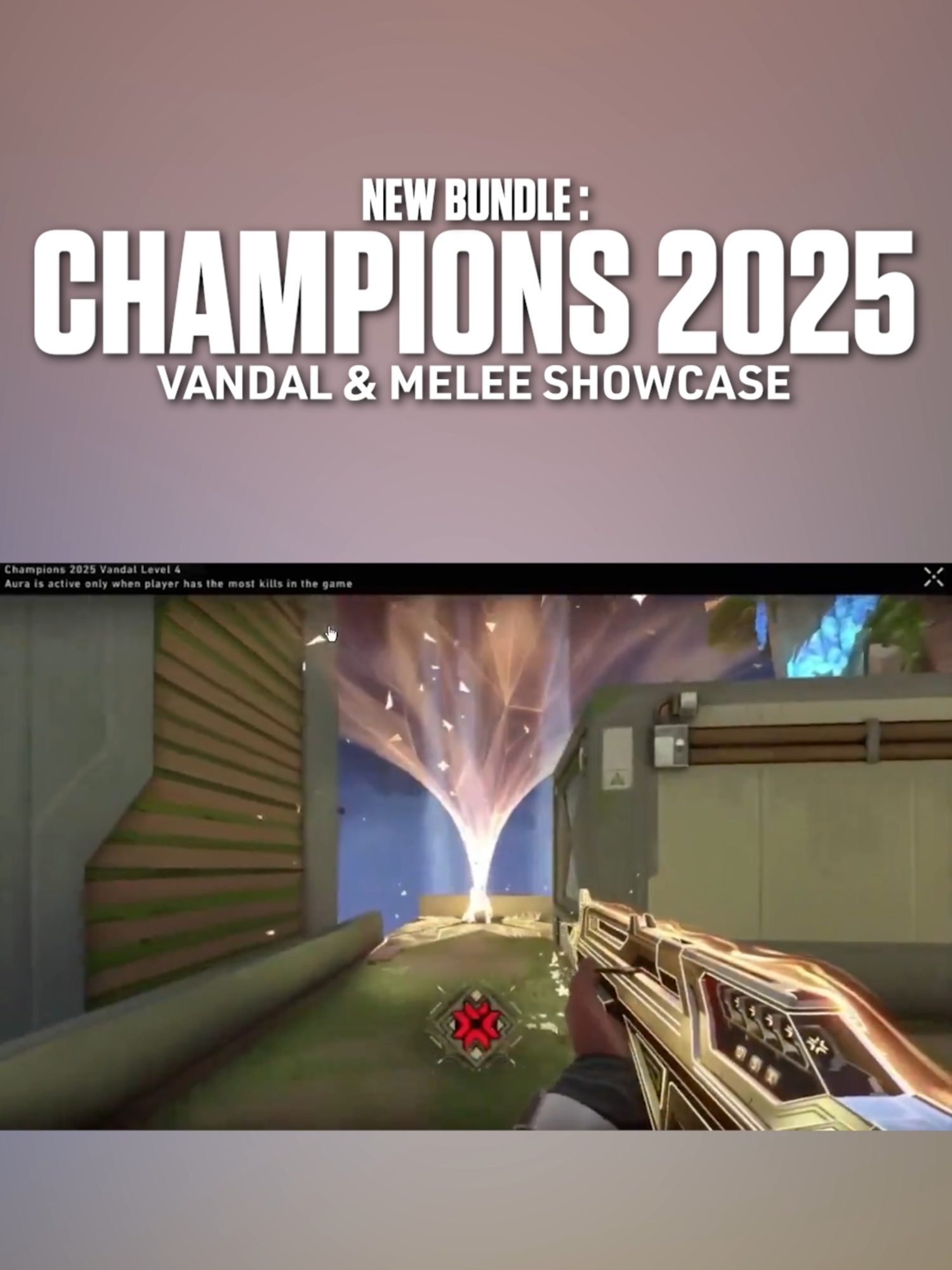 Champions 2025 Vandal & Melee Showcase | Valorant #valo #val #Valorant #valor #champions #champions2025
