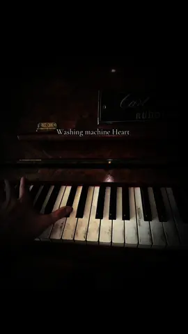 Washing Machine heart - Mitski #piano #oldpiano #washingmachineheart #mitski #fyp 