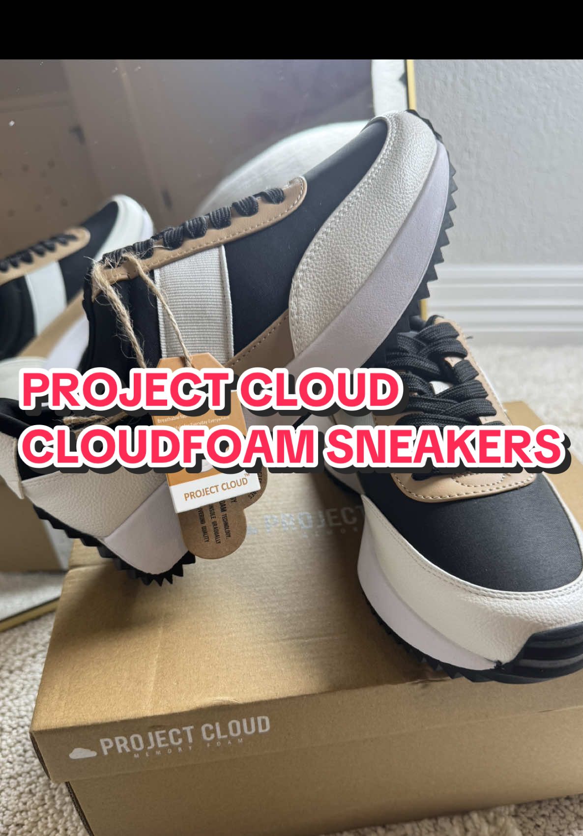 Step into comfort you can feel ✨  Project Cloud ‘Serena’ sneakers are crafted with CloudFoam technology that adapts to your foot shape, giving you custom comfort all day. Anti-slip sole, breathable lining, and that everyday classic style you’ll wear on repeat. Quality comfort, everywhere you go. @Project Cloud Shop  #sneakers #sneaker #shoes #womenshoes #tiktokshopnewarrivals 
