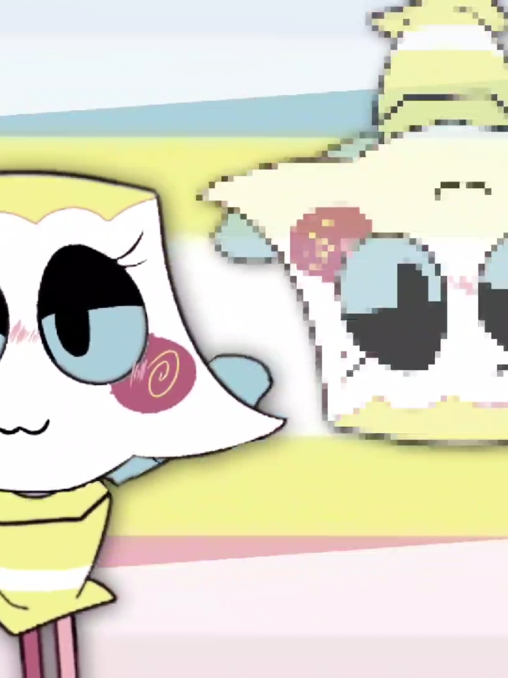 Hello ✺◟( ͡° ͜ʖ ͡°)◞✺💙🩵🤍💛🩷 #dandysworld #ragebait #mappride #fypage #brightney 