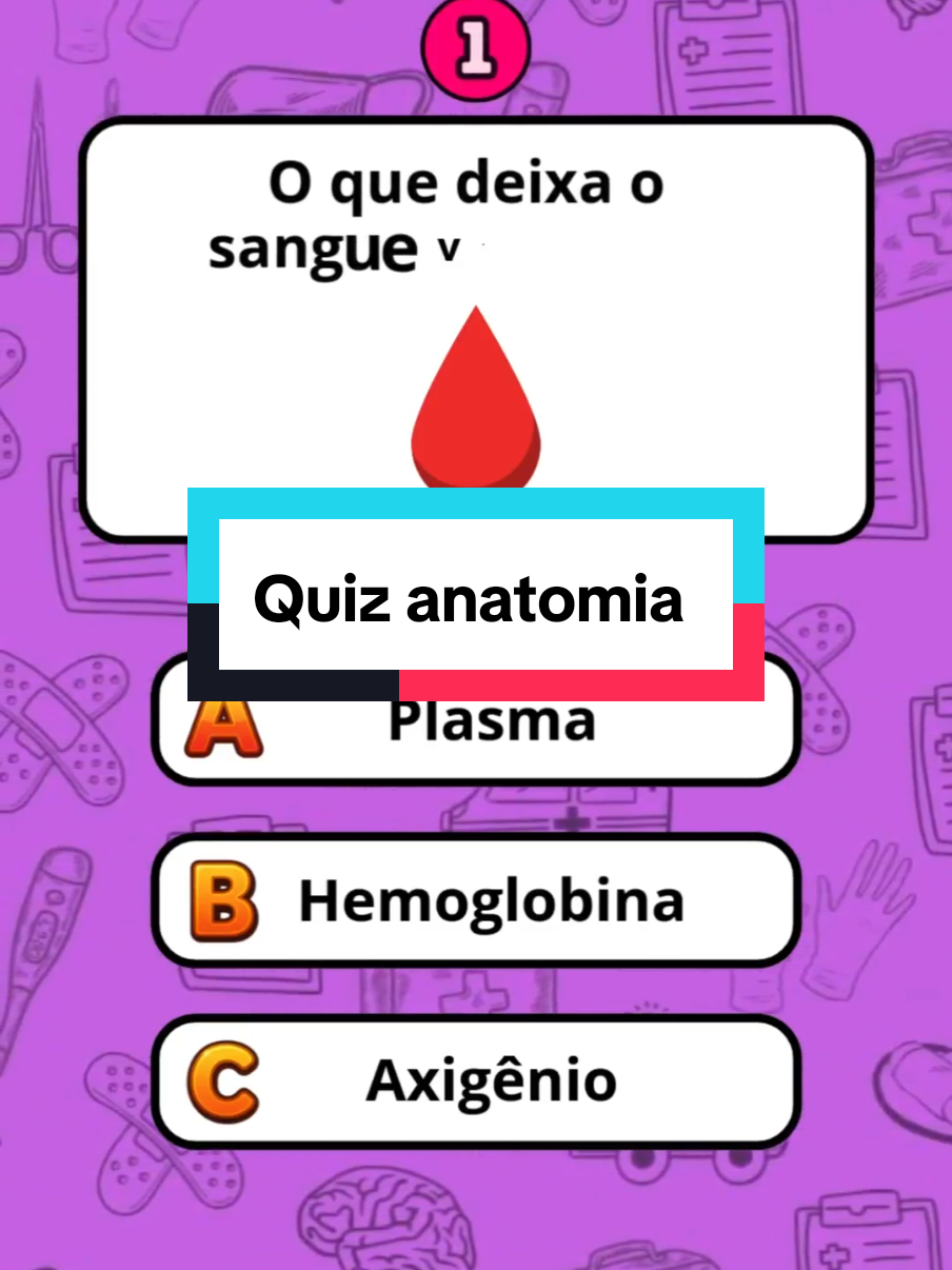 Consegue acertar 7 de 7? Quiz anatomia #quiz #anatomia #aprender 