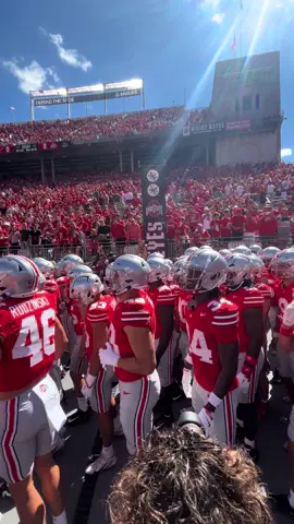 Ohio State Buckeyes warmup entrance against Texas #ohiostate #buckeyes 