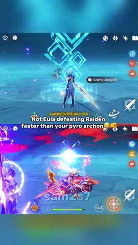 Ib: @Joe and Eula didn’t even need a team😭🫵 #GenshinImpact #genshin #fyp 