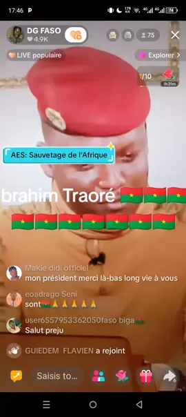 #ibrahimtraore🇧🇫💪✅️❤️ #vive le capitaine