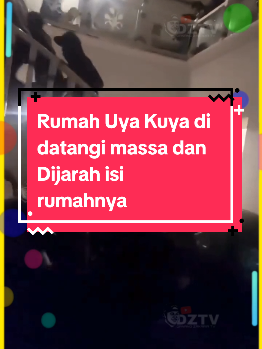 Live Rumah Uya Kuya di datangi massa #rumahuya #dztv #uyakuya #dpr #demo 