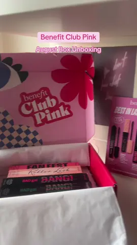 Loving all the mascaras! 👁️ 💕@Benefit Cosmetics #fyp #katseye #makeup #prunboxing #shopping 