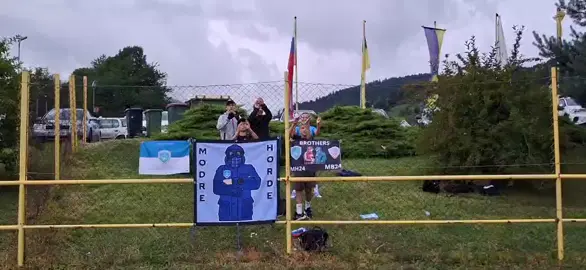prvo gostovanje modrih hord!!! gostovanje polno zabave in veselja se je končalo z zmago naših fantov z rezultatom 0 1 Vsi u Soboto v Žalec#follow #like #olimp #modrehorde #zrece 