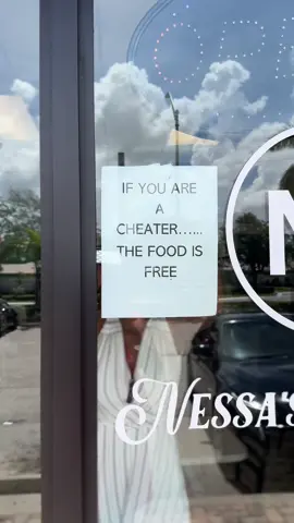 New promotion at Nessa kitchen.... if you are a cheater.. you'll get caught here!😂 #haitianrestaurant #haitiantiktok🇭🇹 #southfloridaeats #haitianfoodcontent #haitianfood 