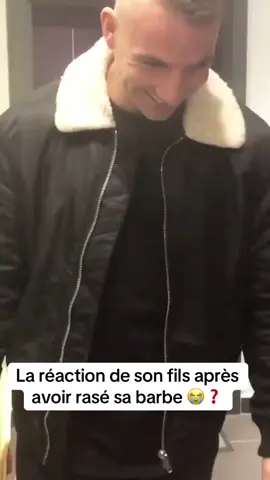 ➡️ “Et vous, vos enfants vous reconnaîtraient sans barbe ? 😂   #PourToi #PourToi❤️ #PourToiPage #fyp #viral                             