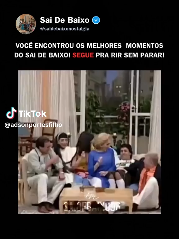 ERROS SAI DE BAIXO