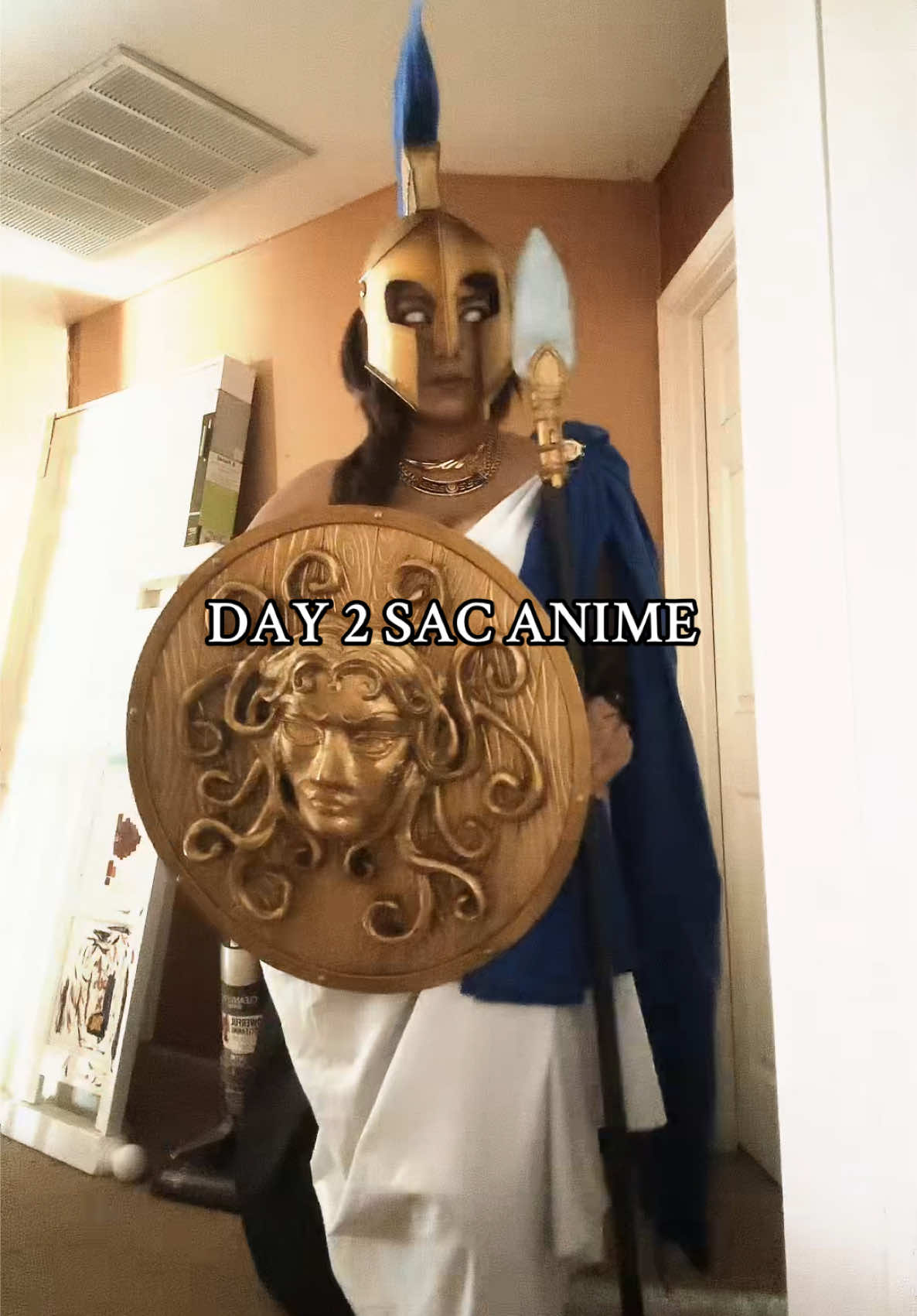 IM BLIND 😭#cosplay #sacanime #epicthemusical #greekmythology #athena 