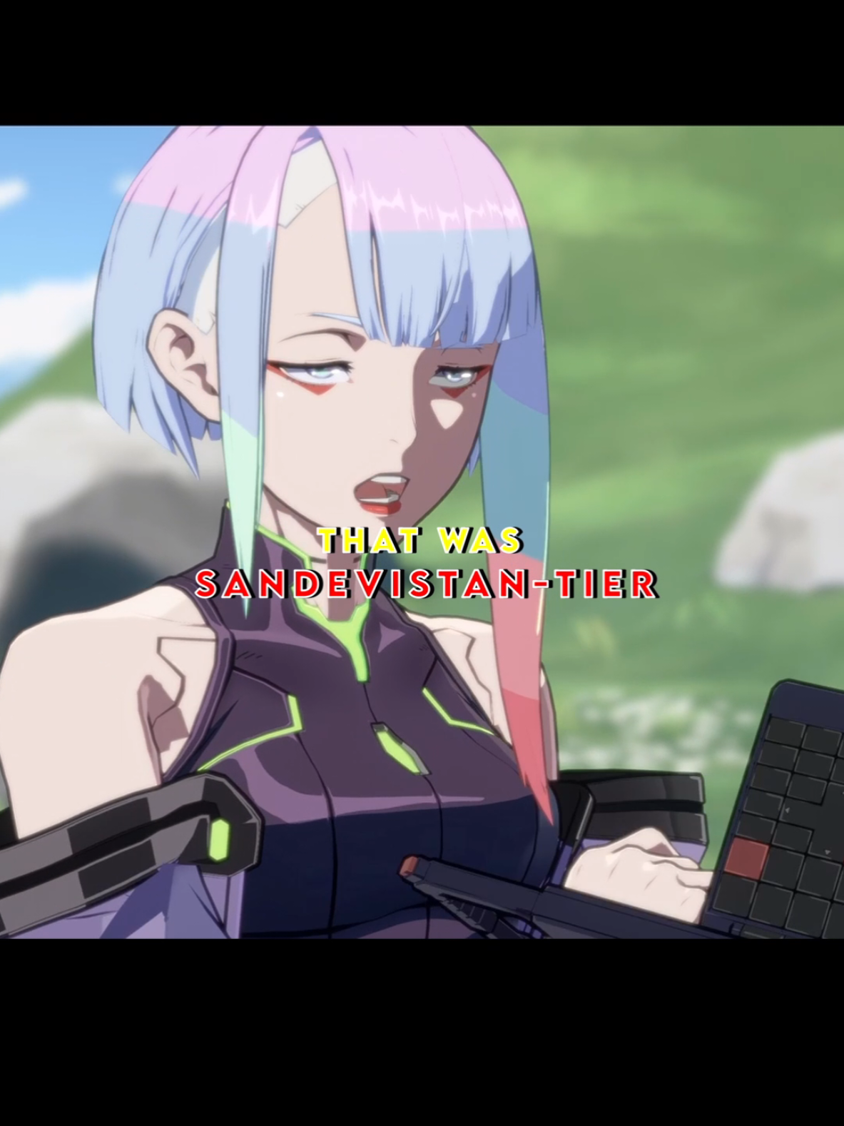Lucy learns about Guilty Gear Characters💀 #guiltygearstrive #lucy #guiltygear #cyberpunk #cyberpunkedgerunners 