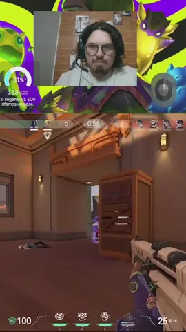 siendo la win condition del equipo. extracto de live. #Gaming #streamer #Valorant #comedia 