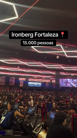 15 mil pessoas na ironberg Fortaleza . 🔥🔥🔥🔥 #musculação #treino #academia #dieta #ironberg 