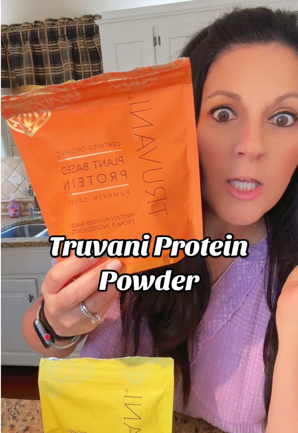 @Truvani has my favorite protein powder! #proteinpowder #veganprotein #bestproteinpowder #truvaniproteinpowder #cleanprotein 