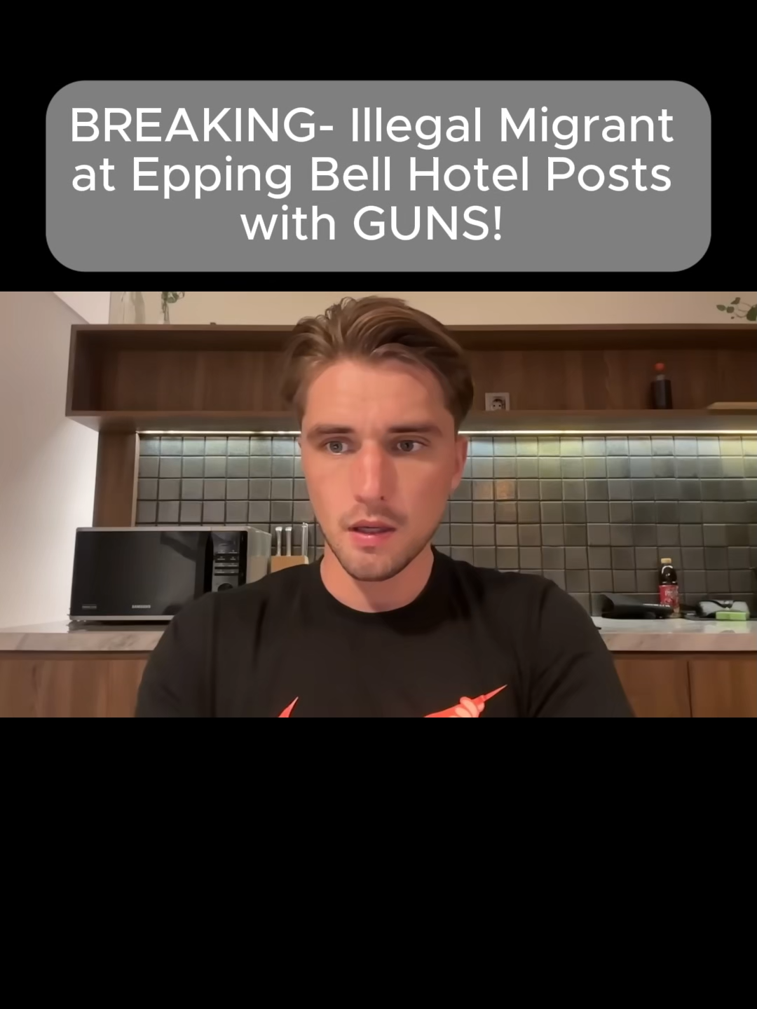 BREAKING- Illegal Migrant at Epping Bell Hotel Posts with GUNS!