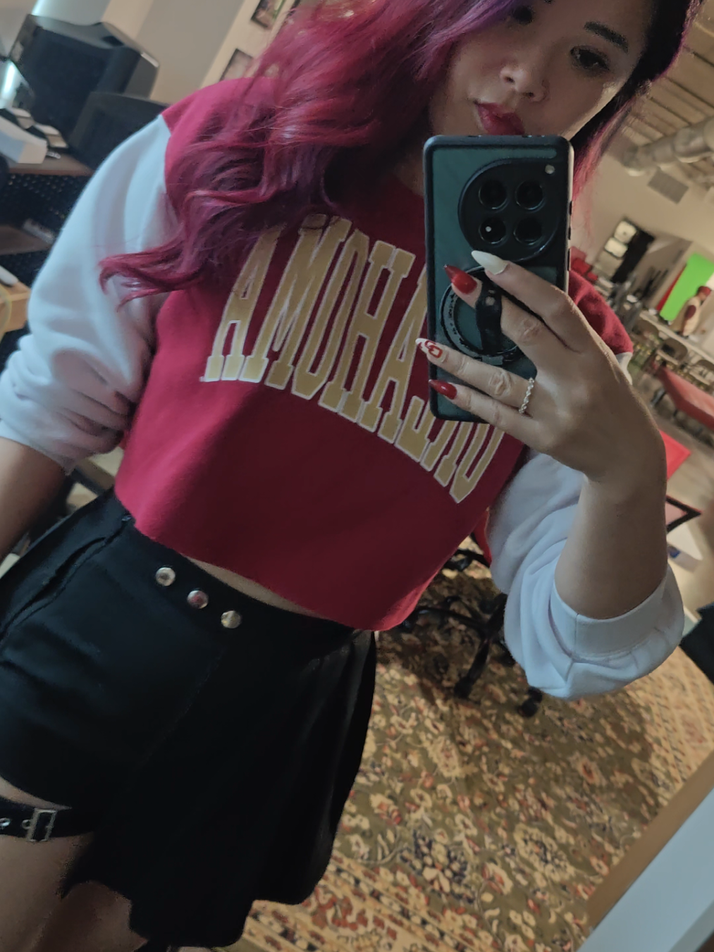 Boomer Sooner baby 🙆🏽‍♀️🙌🏽 #oufootball #boomersooner #sooners #soonernation #gamedayfit  @BoomerandSooner 