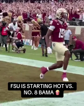 #FSU strikes first 🔥 #cfb #CollegeFootball #floridastate