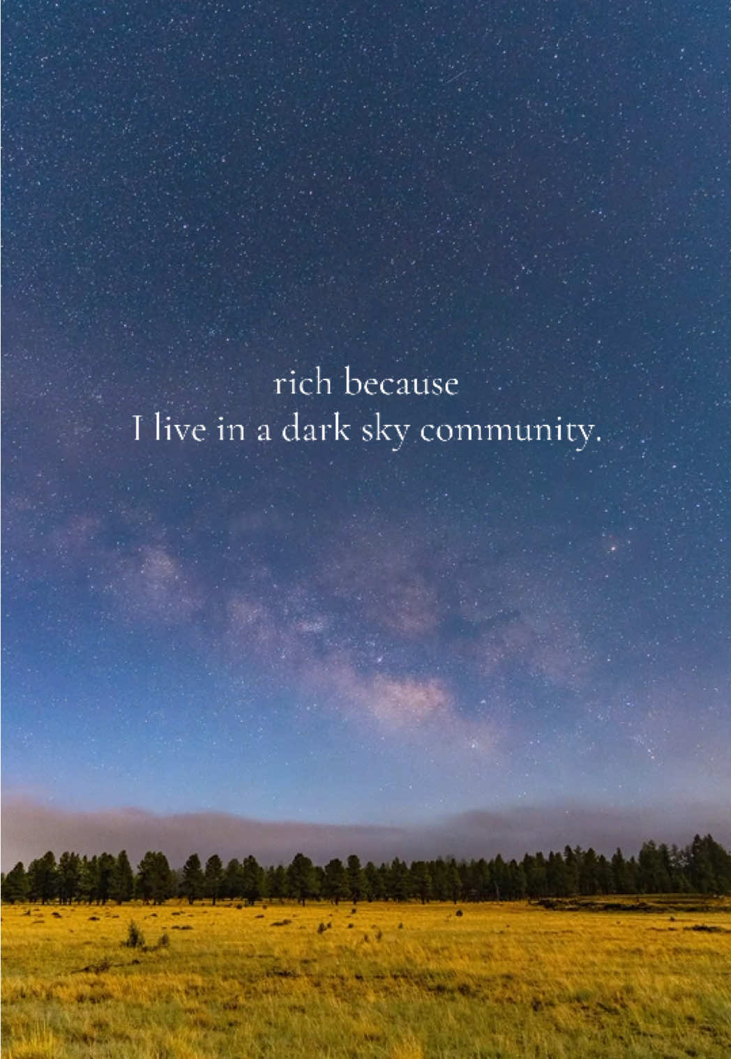 Did you know that an estimated 80% of North Americans can’t see the Milky Way from where they live? 🌌 An International Dark Sky Community is a town, city, or municipality recognized by Dark Sky International for its exceptional commitment to protecting the night sky from light pollution. Here are some dark sky communities that you may recognize! Did you know that these communities are known for their dark skies?  1. Flagstaff, Arizona, USA — 2001 (the very first-ever International Dark Sky Community) 2. Borrego Springs, California, USA — 2009 3. Sark, Channel Islands — 2011 (world’s first Dark Sky Island) 4. Homer Glen, Illinois, USA — 2011 5. Coll (Inner Hebrides), Scotland — 2013 6. Dripping Springs, Texas, USA — 2014 7. Beverly Shores, Indiana, USA — 2014 8. Sedona, Arizona, USA — 2014 9. Westcliffe and Silver Cliff, Colorado, USA — 2015 (joint designation)  10. Thunder Mountain Pootsee Nightsky, Arizona, USA — 2015 11. Bon Accord, Alberta, Canada — 2015 12. Horseshoe Bay, Texas, USA — 2015 13. Moffat, Scotland — 2016 14. Big Park / Village of Oak Creek, Arizona, USA — 2016 15. River Oaks, Texas, USA — 2017 (as a Dark Sky Friendly Development of Distinction) 16. Ketchum, Idaho, USA — 2017  17. Møn and Nyord, Denmark — 2017 18. Fountain Hills, Arizona, USA — 2018 19. Torrey, Utah, USA — 2018 20. Camp Verde, Arizona, USA — 2018 21. Wimberley & Woodcreek, Texas, USA — 2018 22. Lakewood Village, Texas, USA — 2020 23. Crestone, Colorado, USA — 2020 24. Groveland, Florida, USA — 2023 25. Castle Valley, Utah, USA — 2024 26. Moab, Utah, USA — 2024 27. Eiweiler Star Village, Germany — 2024 28. Tubac, Arizona, USA — 2024 29. Paonia, Colorado, USA — 2024 30. Sisters, Oregon, USA — 2025 31. Teton County, Wyoming, USA — 2025 (first county-wide designation) 32. Liberty Hill, Texas, USA — 2025 Which of these places have you lived or visited? Which ones do you plan to visit to stargaze? 🌌