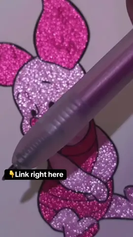 ✨Sakura gelly roll✨ #glitterpens #satisfying #coloring #disney #tiktokshopcreatorpicks 