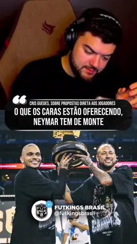 Tem que consultar o presida antes pô! 😂🤍 O Cris Guedes tá revoltado com os presidentes fazendo propostas diretamente aos jogadores da Fúria! 👑🔥 #kingsleague #kingsleaguebrasil #furia #crisguedes #neymar 