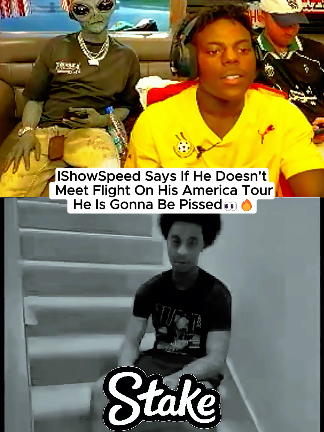 IShowSpeed Says If He Doesn't Meet Flight On His America Tour He Is Gonna Be Pissed👀🔥#ishowspeed #fyp #viral
