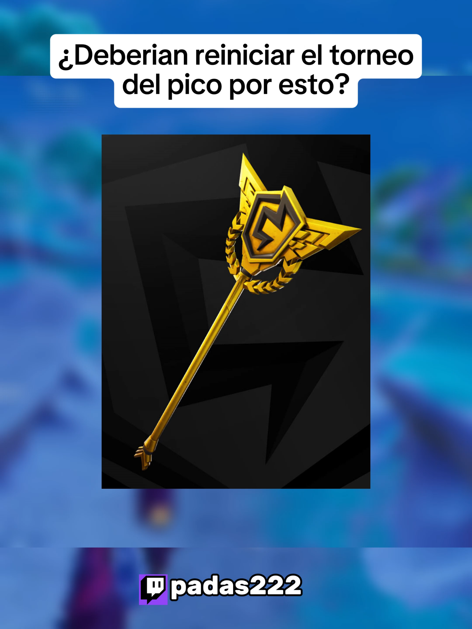 ¿Se reinicia el torneo del pico? #fortnite #parati #fyp #fortnitebr