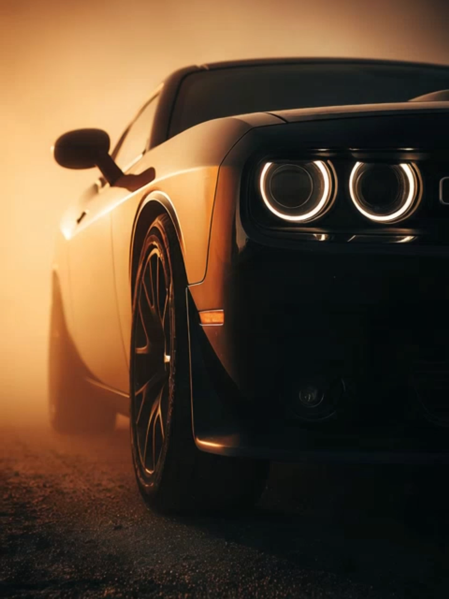 Live Wallpaper | Dodge Challenger #dodgechallenger #musclecar #coolcar #carwallpaper #livewallpaper #blackcar #aivideo #phonewallpaper #livewallpaper