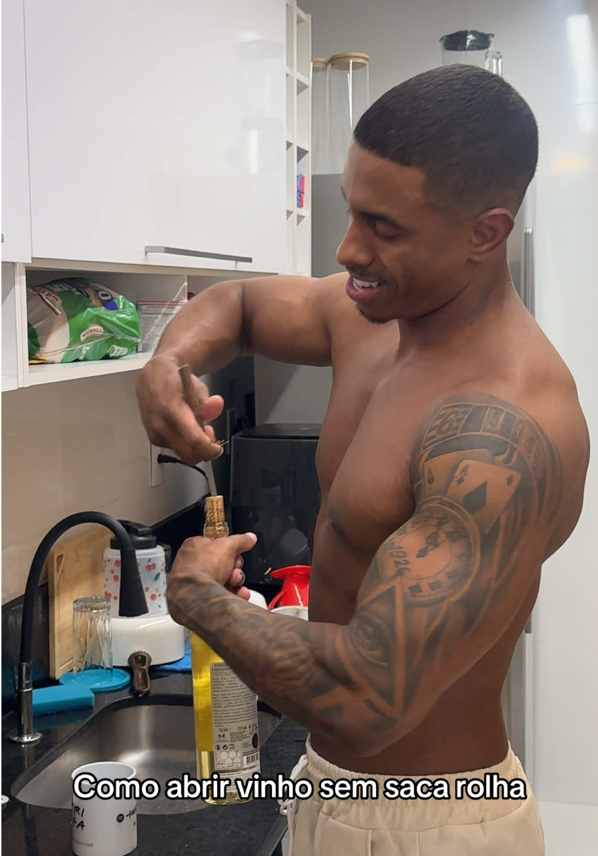 Até parece que isso vai impedir o risoto. 😂😂 