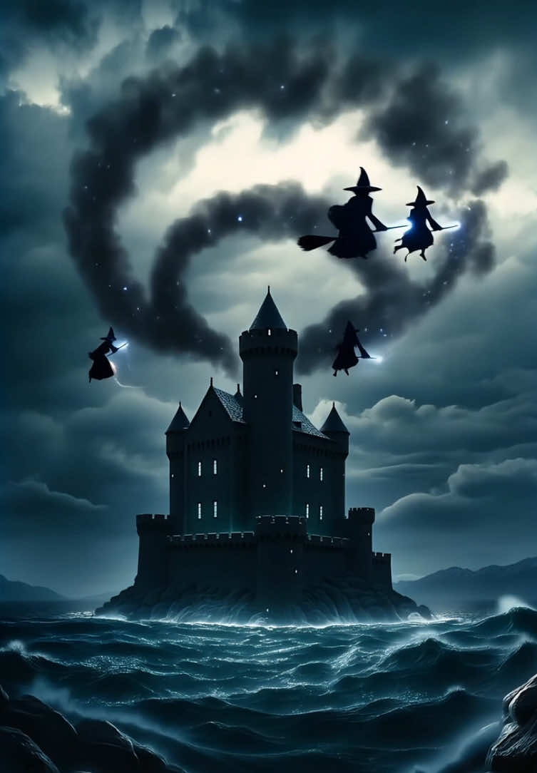 The Witches’ Storm #oldcastle #halloweenwitch #horrornight #nightstorm 